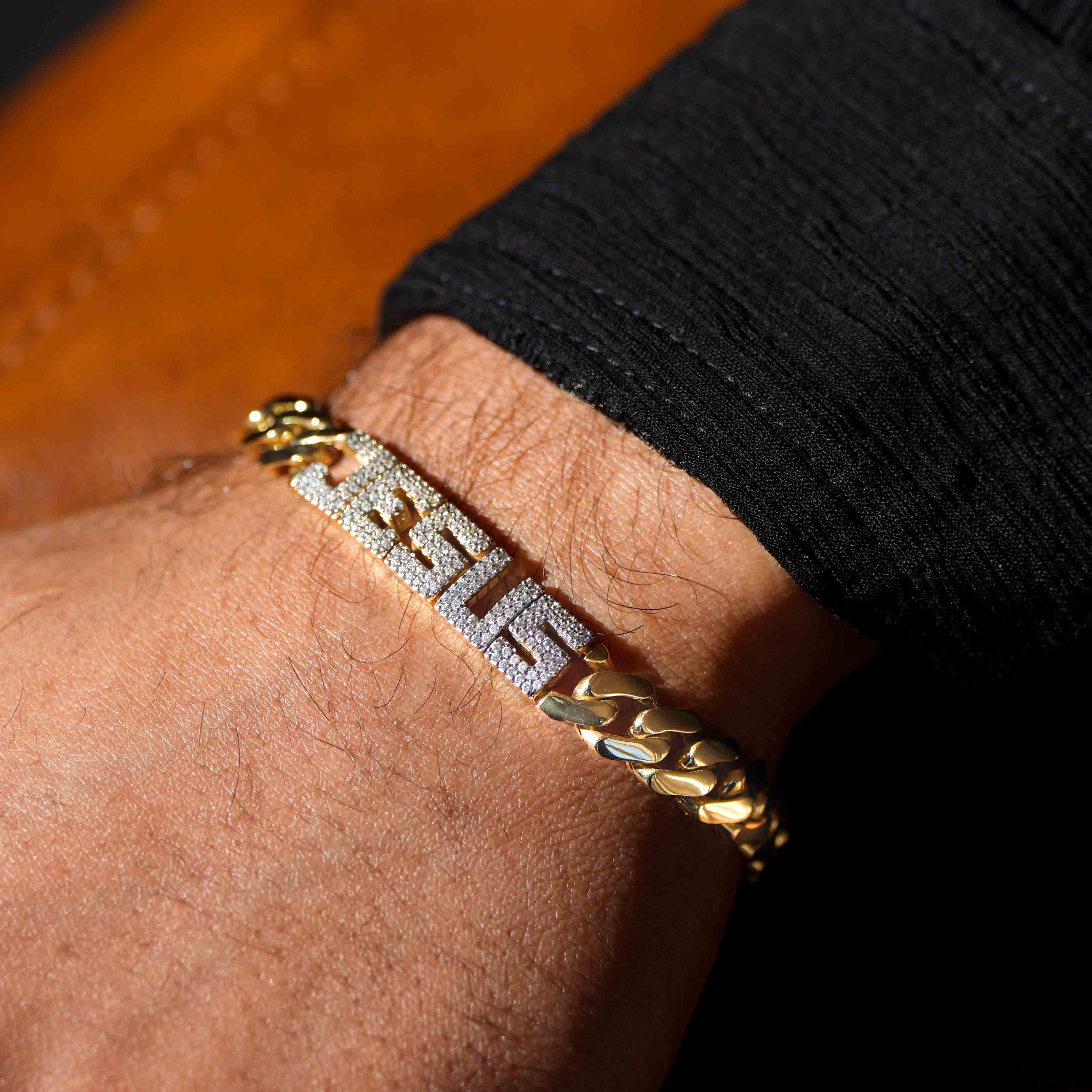 Monaco Chain - Personalized ID Bracelet (9.5 mm)