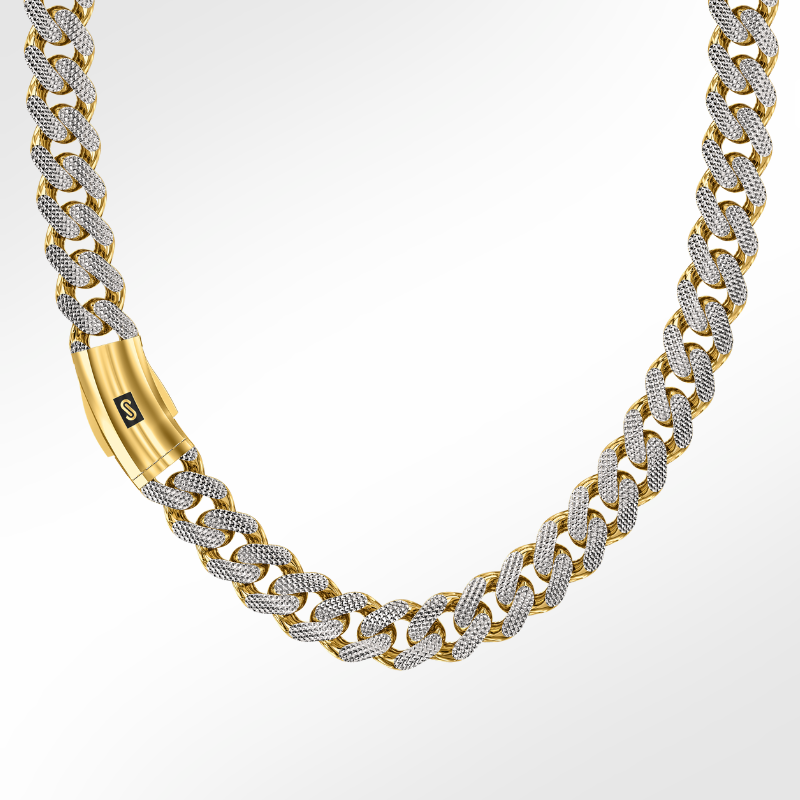 Women's Necklace/Choker - Monaco Chain CLASSIC Diamond Cut