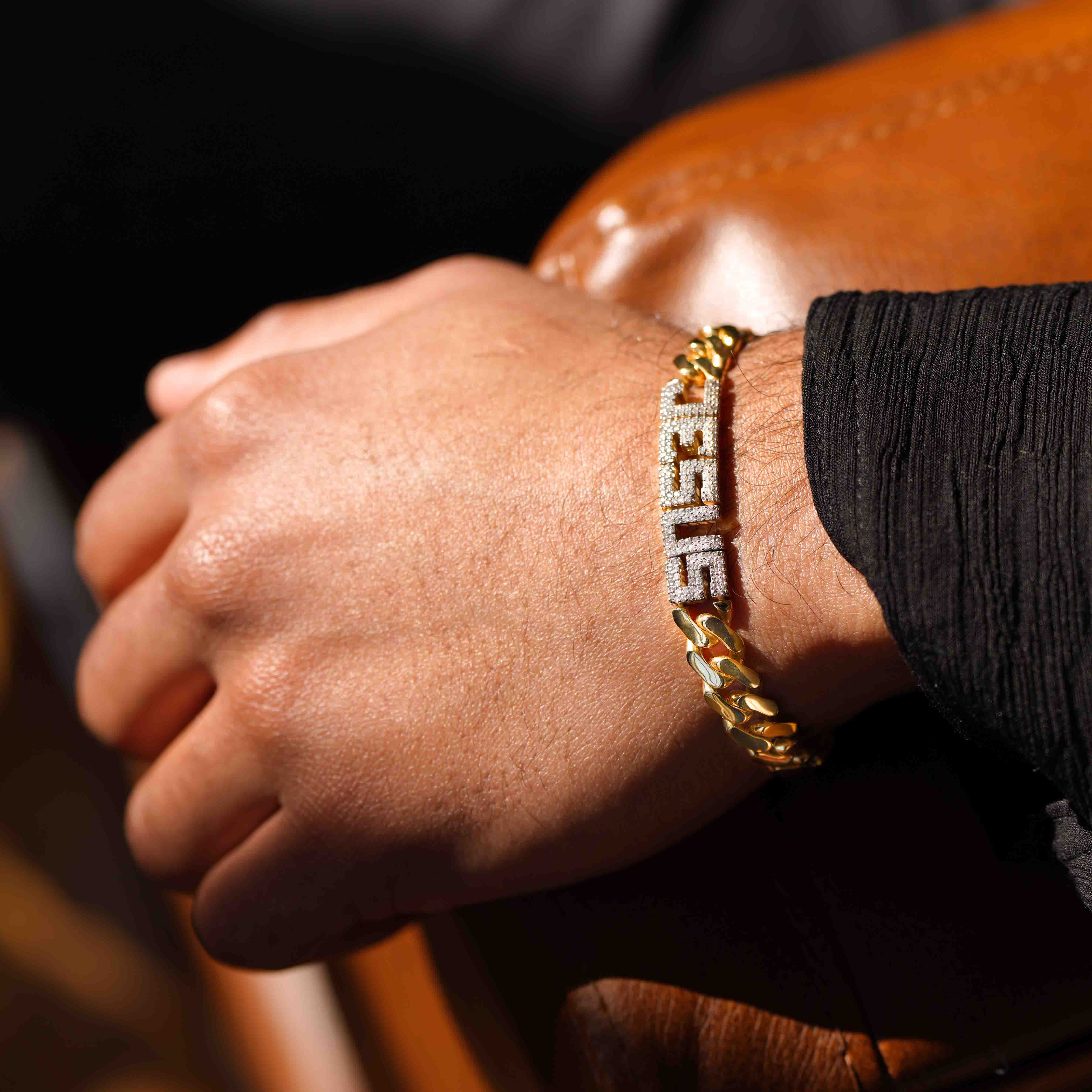 Monaco Chain - Personalized ID Bracelet (9.5 mm)