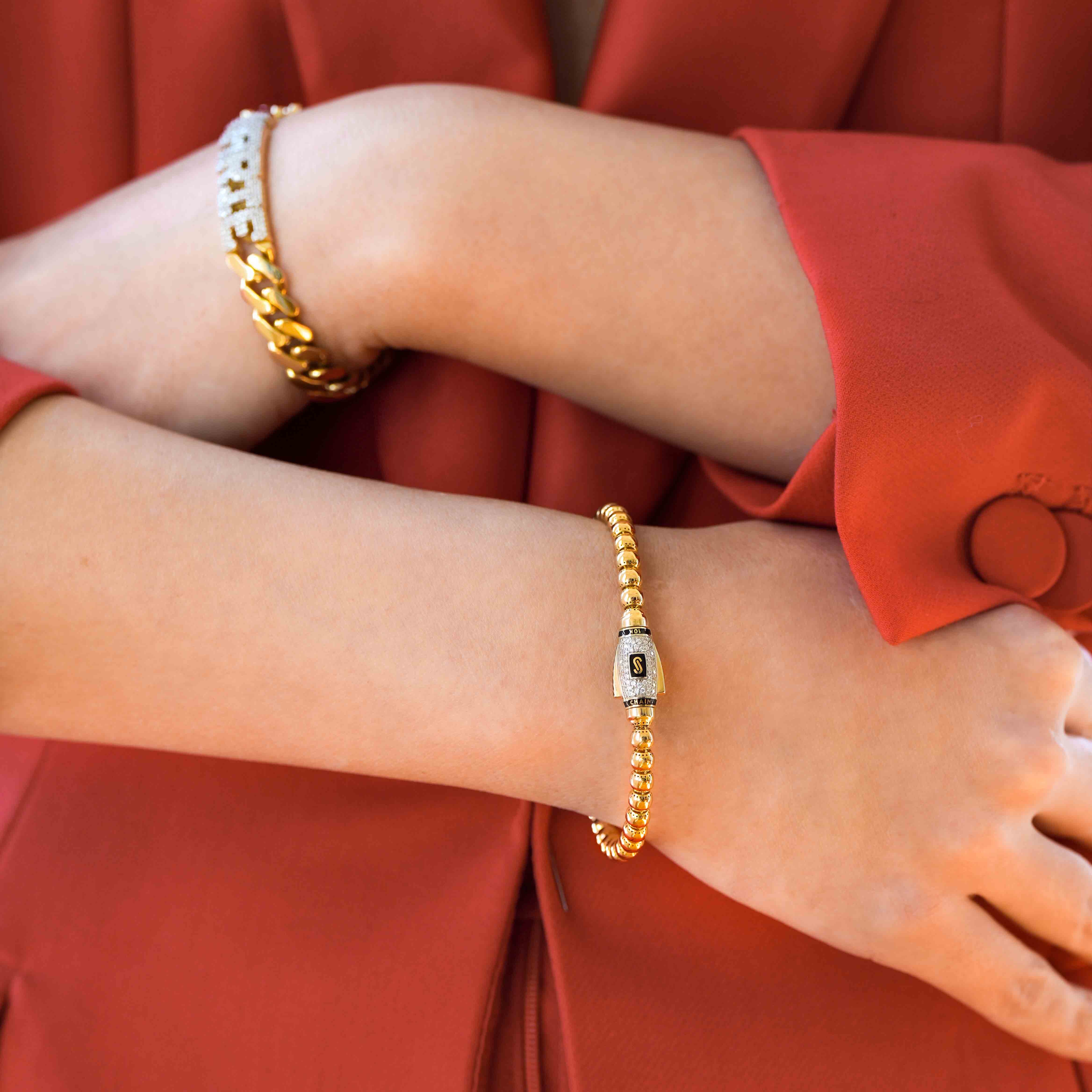 Women's Bracelet - Monaco Chain BUB Pavé Lock