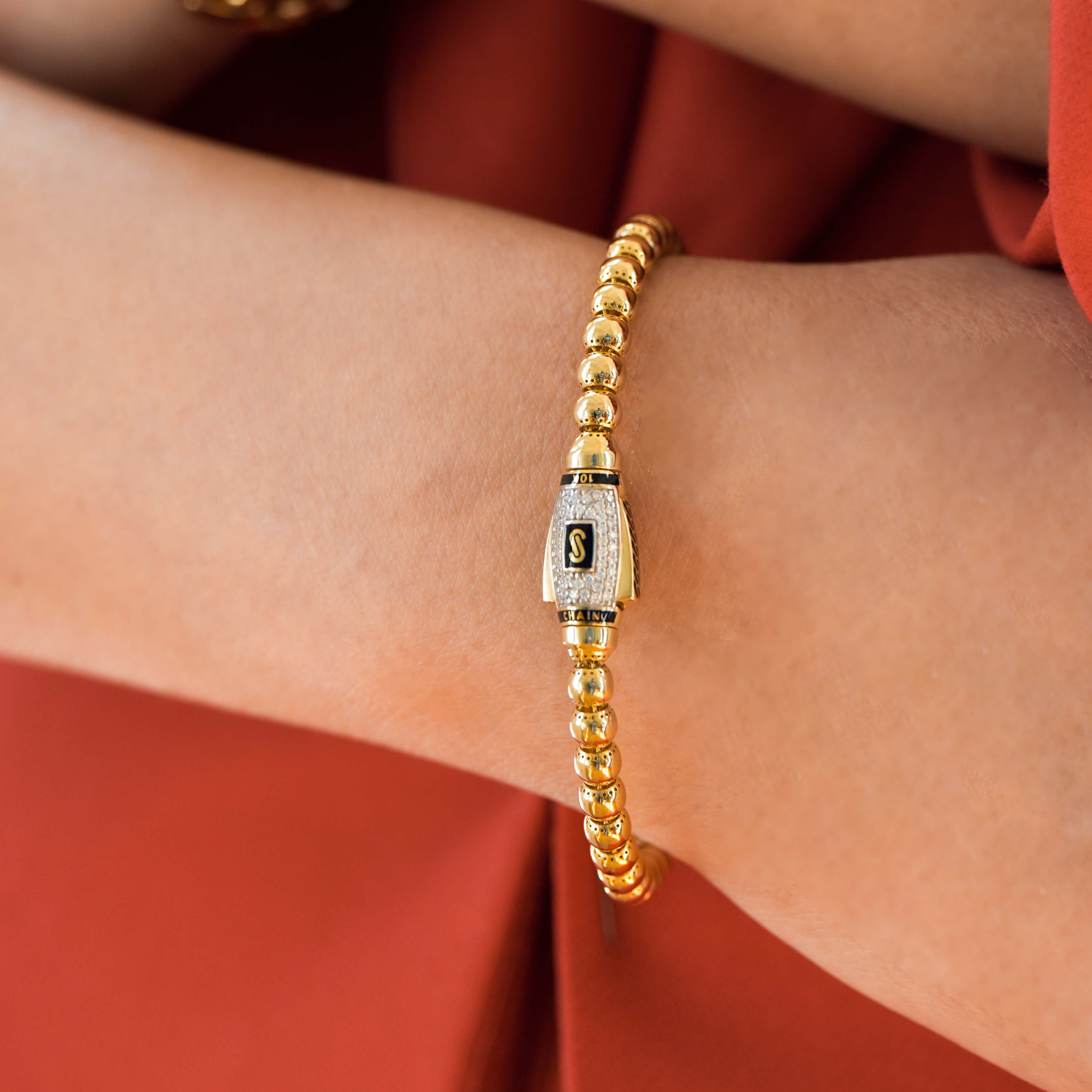 Women's Bracelet - Monaco Chain BUB Pavé Lock