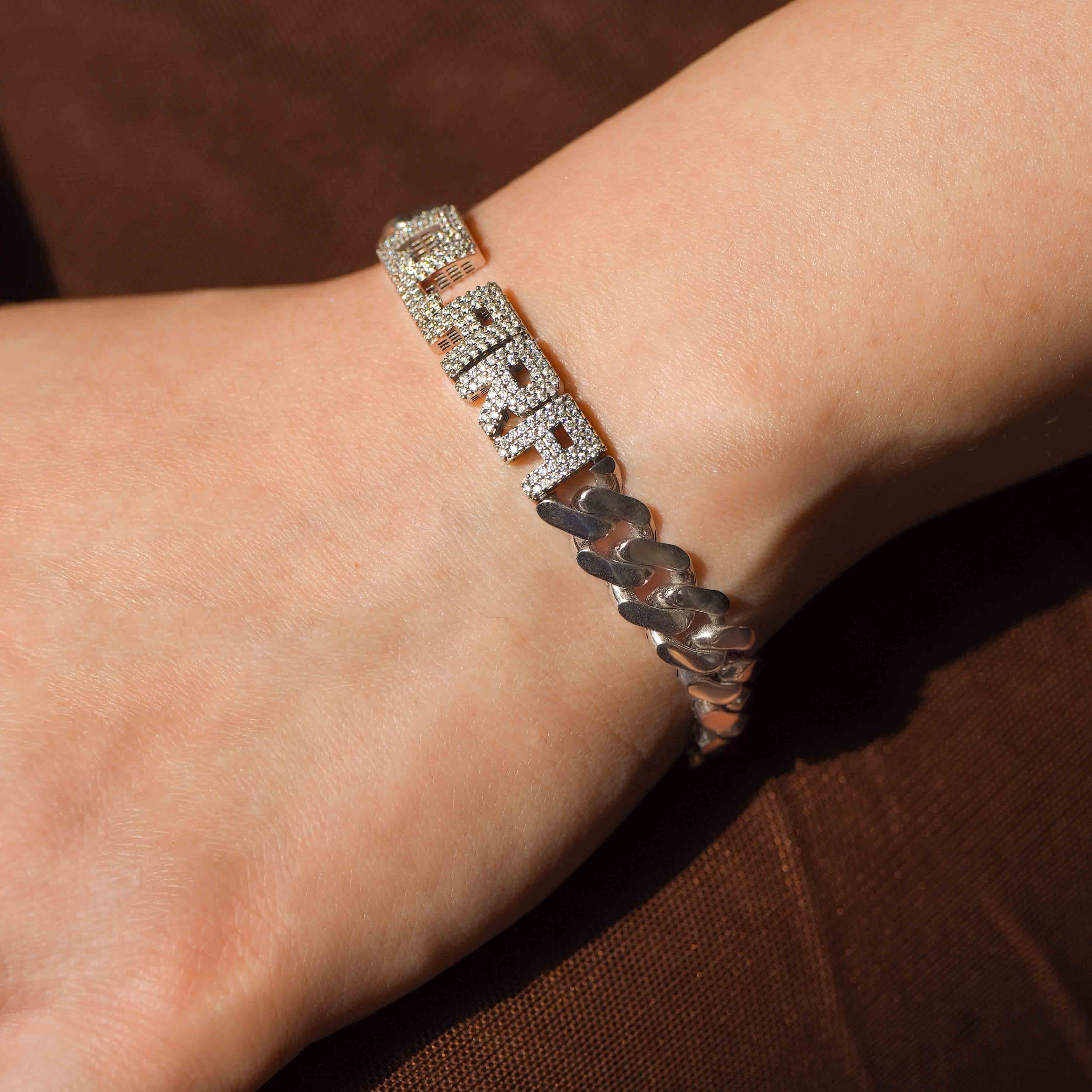 Monaco Chain - Personalized ID Bracelet (9.5 mm)