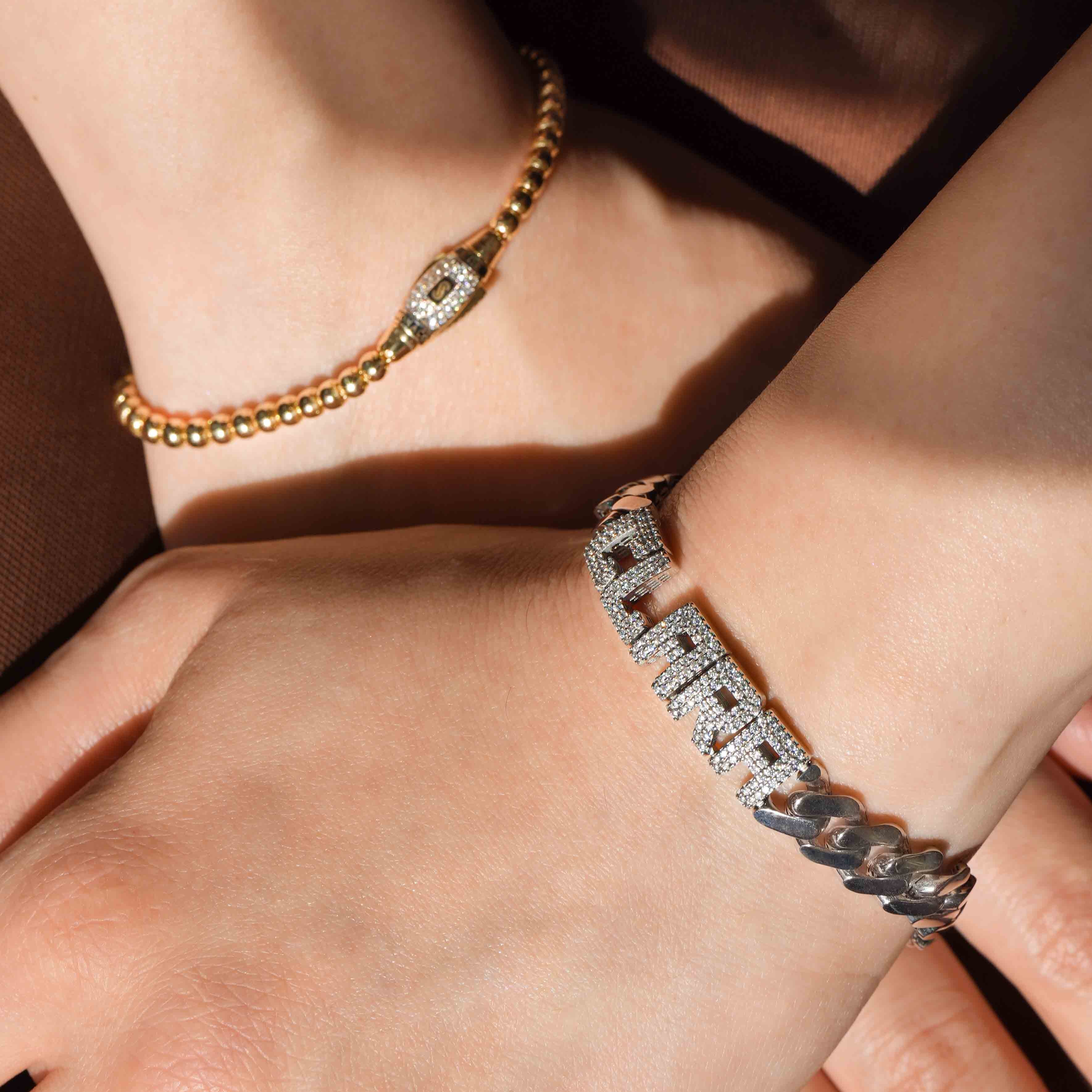 Monaco Chain - Personalized ID Bracelet (9.5 mm)