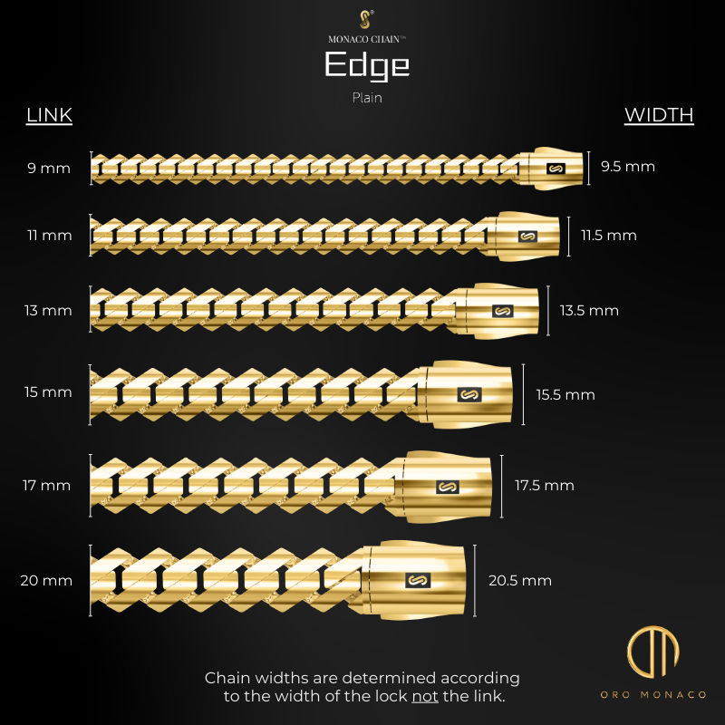 Women's Bracelet - Monaco Chain EDGE Plain