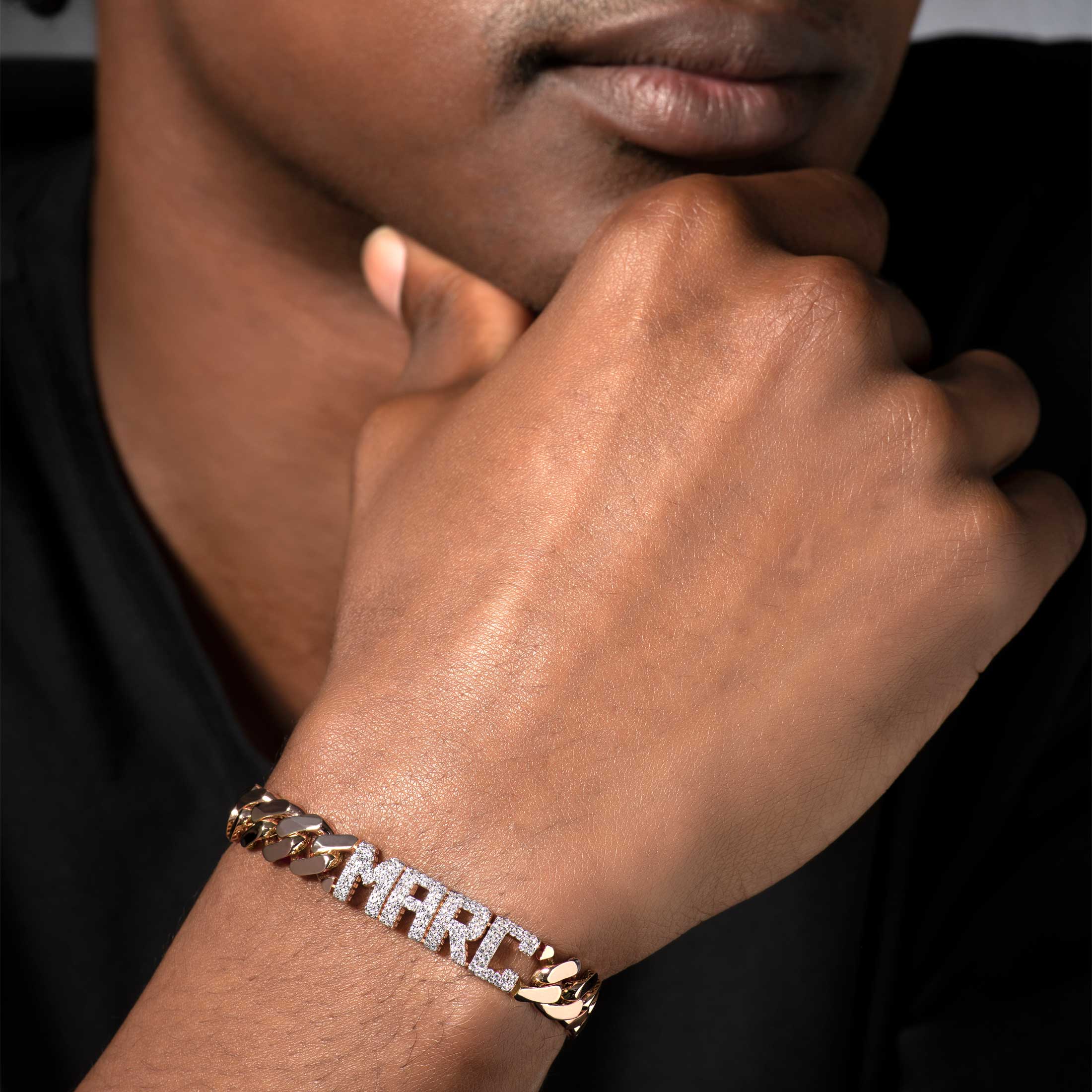 Monaco Chain - Personalized ID Bracelet (9.5 mm)