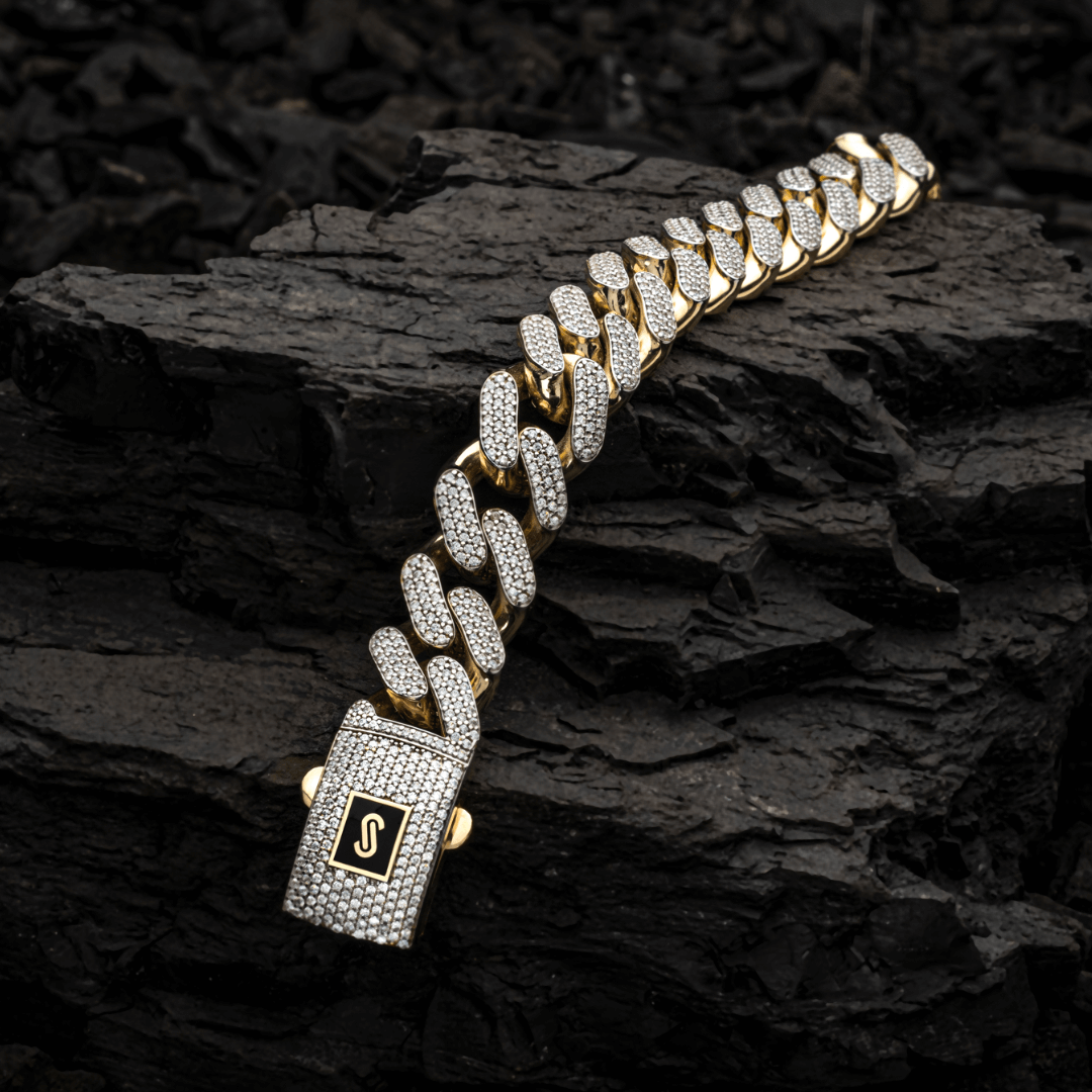 Women's Necklace/Choker - Monaco Chain CLASSIC Full Pavé